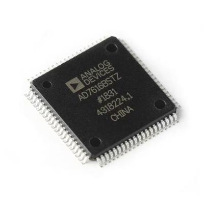 China AD7616BSTZ-RL LQFP-80 16 channel DAS with built-in 16 bit synchronous sampling ADC for sale