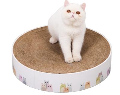 China Cats Guaranteed Quality Bowl Shape Cat Scratcher Lounge Bamboo Pet Round Bowl for sale