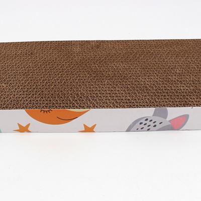 China Sustainable Pet Toys Wrinkled Nice Cat Scratching Board For Indoor Cat for sale