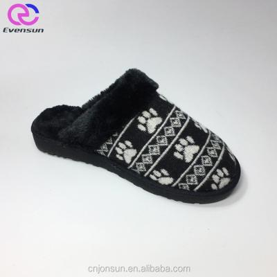 China Indoor Slipper Wholesale Closed Toe Warm Knitting Home Indoor Slipper Top Quality Popular Comfortable For Men for sale