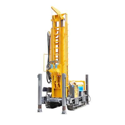 China Construction worksÂ   580 Meter Drilling Depth Crawler Mounted Hydraulic Air Track Drill Water Rig for sale