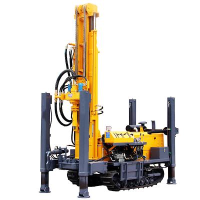 China Construction worksÂ   180 Depth Crawler Borehole DTH Water Drilling Rig Diesel Engine Driven Pneumatic Drilling Machine for sale