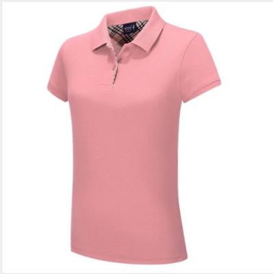 China Breathable Women Short Sleeve Polo T-Shirts Women Ferment High Quality Solid Color Cotton Woman Polo Shirt for sale