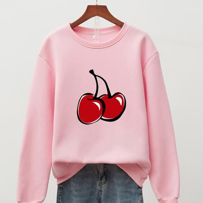 China New Autumn Women Hoodies Anti-Shrink O-Neck Long Casual Print Sweatshirt Sheath Pullover Female Clothes for sale