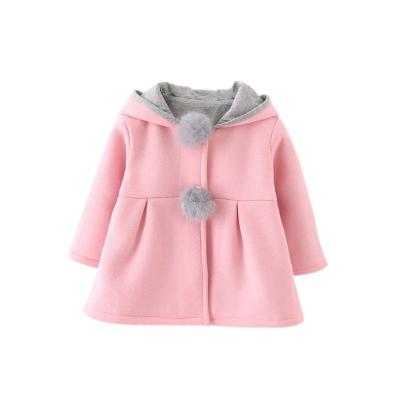 China Spring Regular Jacket Baby Coats Infant Rabbit Outwear Cute Toddler Hood Children Clothing for sale