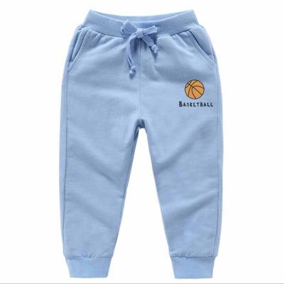 China Sustainable Candy Kids Boys Pants New Hot Casual Cotton Children's Pants Elastic Waist Pencil Pants for sale