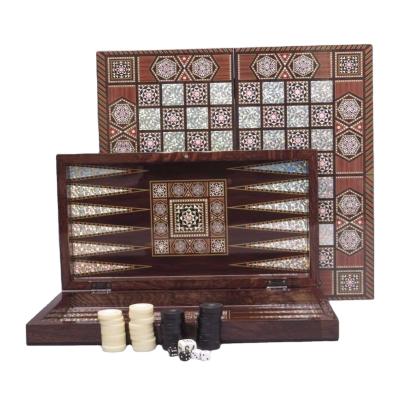 China Chess pieces lucite chess box with chess pieces, felt protected storage and wooden carved pawns for sale