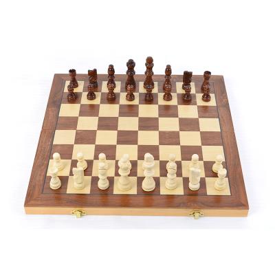 China Wooden Magnetic Wooden Chess Set for sale