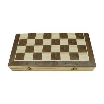 China Wooden wooden chess set with magnetic and folding for sale