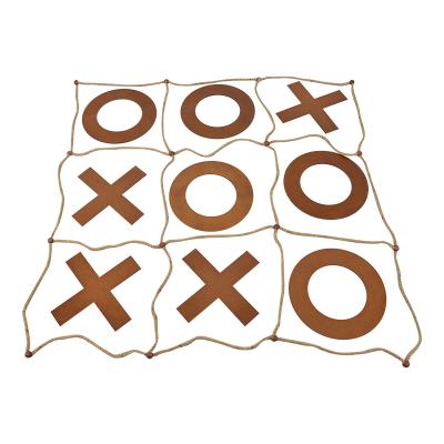 China Ourdoor wooden tic tac toe game for kids and adults for sale