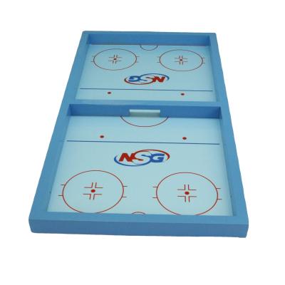 China Wooden Hockey Board Game Slingshot Ice Hockey Board Game Winner Board Wooden Trigger for sale