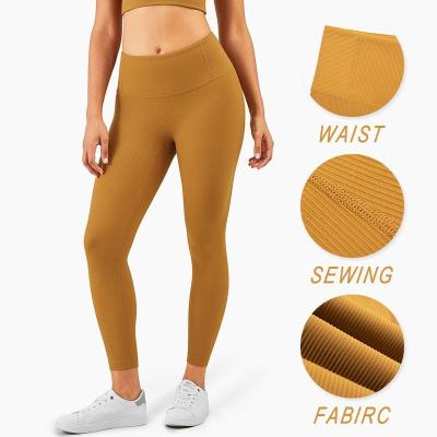 China High Rise Fitness Leggings Yoga Apparel Woman Tights Gaiters Clothing Breathable Design Services Gaiters for sale