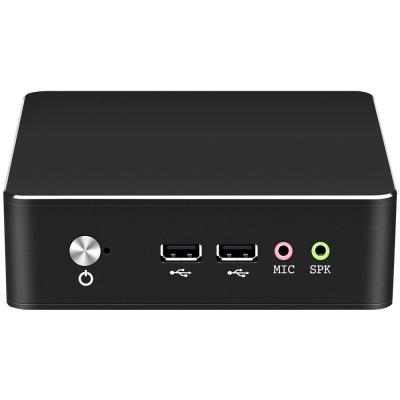 China For Student Mini Desktop PC ce-leron Core 3205U Win10 DDR3L RAM Portable Fanless Home and Home Theater System Computer mSATA SSD for sale