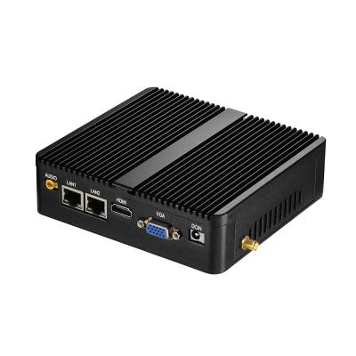 China Intel Pentium N3540 Industrial Quad Core Up To 2.66GHz 2x Gigabit Ethernet RS232 Fanless Window PC / Linux Mini Desktop Computer for sale