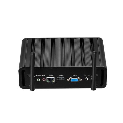 China No Gigabit LAN Desktop Mini PC Mini Computer DDR3L 1300/1666MHz 1.35V RAM Msata SATA 4K HD VGA WiFi PC i7 5500U 2.70 for sale