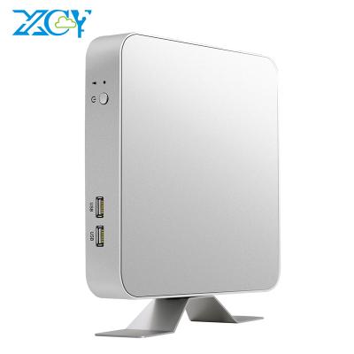 China For Business XCY Business PC Core i5 7200U Compact PC Mini SSD 120GB Linux 4K UHD 6*USB 300M Antenna wifi for sale