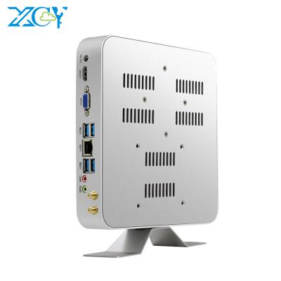 China For Business XCY Core i3 6100U PC ddr3 8gb 4K HTPC Nettop Mini PC Mini Desktop Computer with Fan for sale