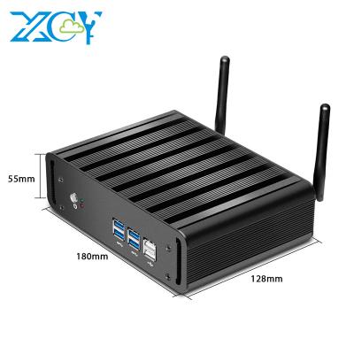 China XCY Core i7 6500u DDR3 Mini Desktop Gaming Computer HTPC Win 10 Linux Desktop PC No Monitor for sale