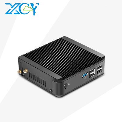 China For Latest Business XCY Mini PC J1900 Quad Core Mini Fanless Desktop PC Computer for sale