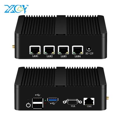 China PFsense Gateway Firewall Router Mini PC Computer Fanless Inte N2810 N2830 4 Nic Ethernet Ports Linux Network X30A Industrial Server for sale