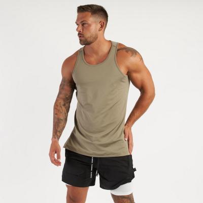 China New Arrival Anti-Wrinkle Sports Mens Tank Top Loose T-shirt Mens Sleeveless Gym Clothes Summer for sale