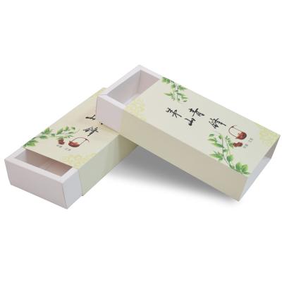 China Recycled Materials Drawer Boxes China Food Flower Box Collapsible Drawer for sale