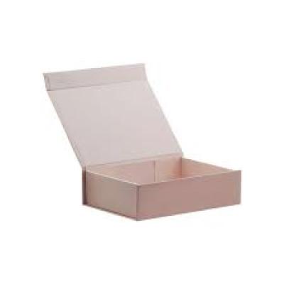 China Custom Materials Paper Cardboard Style Recycled Pink Folding Magnetic Closure Christmas Gift Packaging Box for sale