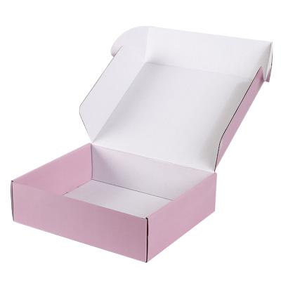 China High Quality Recycled Materials Display Cookies Packaging With Your Own Logo Envelope Very Square Laser Cut Paper Box for sale