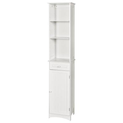 China Direct Selling Chinese High Quality White Bathroom Factory Storage Tall Bathroom Cabinet Made In China Toilet Bathroom Space Saver for sale