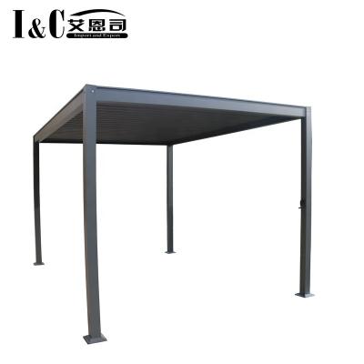 China Manual Garden Canopy Aluminum Pergola Outdoor Aluminum Pergola for sale