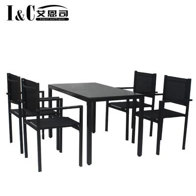 China Durable KD Furniture Textilener Outdoor Furniture Manufacturer Outdoor Furniture Steel for sale