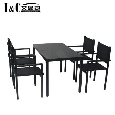 China Outdoor_furniture sale KD garden furniture durable outdoor metal textilener furniture for sale