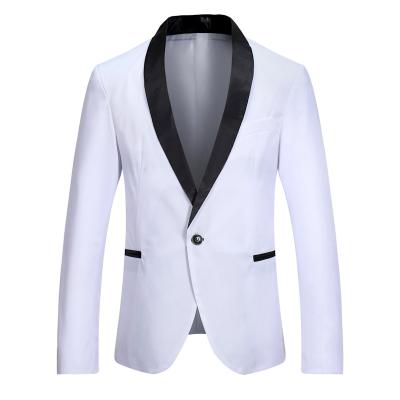 China Business Men's Blazer Men's Jacket Single-Button Business Wear for sale