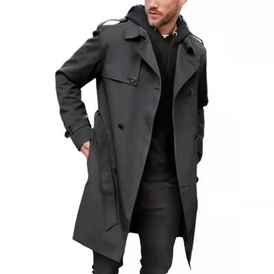 China Breathable Waistline Thin Fit Single Breasted Trench Coats Jackets for sale