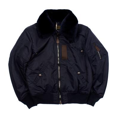 China Casual Detachable Collar Winter Jacket Waterproof Flight Jacket Loose Top for sale