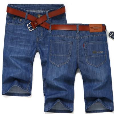 China 2021 Newly Popular Jean Newly Popular Half Pants Solid Color Denim Pants Breathable Shorts for sale