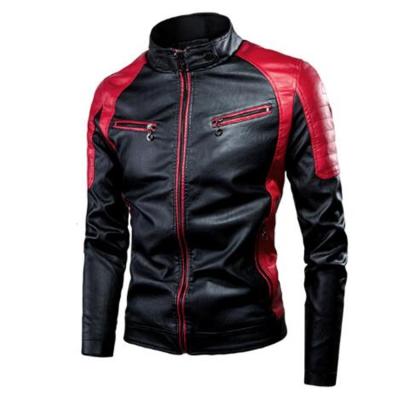 China Pilot Premium Jackets For Waterproof Spliced ​​Thin Leather Man for sale