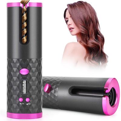 China For Home Use Mini Wireless USB Rechargeable multi-automatic hair curler auto rotating ceramic hair curler automatic curlin hair curling iron for sale