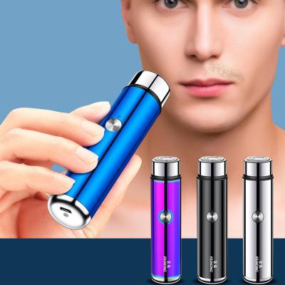 China Single Blade Hot sell Mini Electric Shaver Pocket Size Waterproof Razor Washable Portable Shaving Beard Trimmer Rechargeable Men Shaver for sale