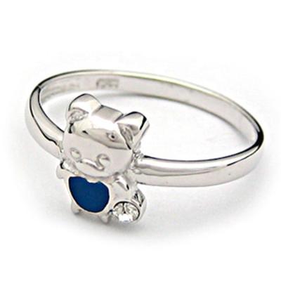 China JZ-211 simple silver pig Ring Cute Design For Girls from wholesale 925 CLASSICS for sale