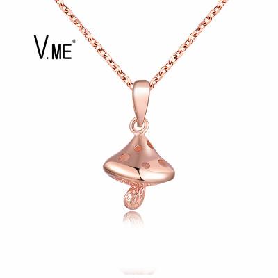 China FASHIONABLE Hot Sale Gold Plating 925 Sterling Silver Necklace Pendant Custom Jewelry for sale