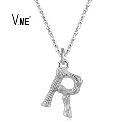 China Good Selling FASHIONABLE 925 Silver Jewelry Chain Alphabet Pendant for sale