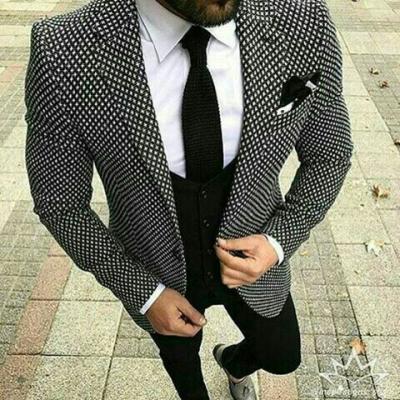 China Anti-Wrinkle 3 Piece Mens Bridal Male African Fashion Slim Fit Plus Size S 5XL Groom Men Suit MMN511 blazer+waistcoat+pants+bowties for sale