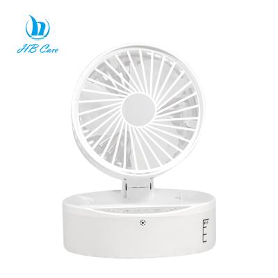 China DC Electric Fan 4 Modes Mini Anion Cold Air Fan Car Promotional Gift for sale