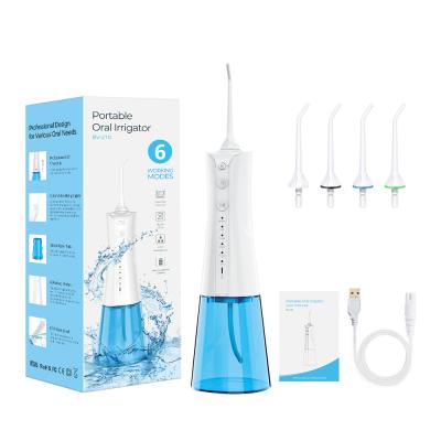 China Outdoor Electric Cordless Wholesale Electric Oral Irrigator Teeth Cleaner Dental Amazon Water Flosser for sale