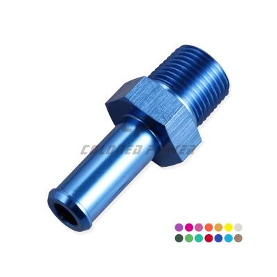 China High Quality NPT Male To Hose Barb Straight Aluminum Fittings Hose Fitting Adapters Please Refer To Specifications for sale