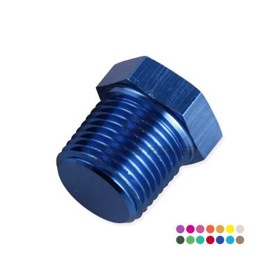 China Hex Head Anodized Aluminum Male 1/8