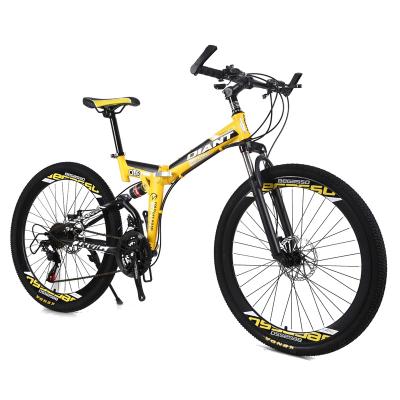 China Steel Cheap Adult MTB Folding Bike Folding Bikes Foldable Mountain Bike For Men And Women à venda