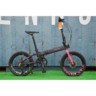 China Hot Selling Aluminum Alloy Folding Bike 20 Inch Aluminum Frame 7 Speed ​​Folding Bicycle For Adults à venda