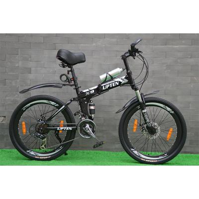 China 24 Inch Folding Bike 7 Speed ​​Steel Fram Steel Disc Brake Adult Bicycles à venda